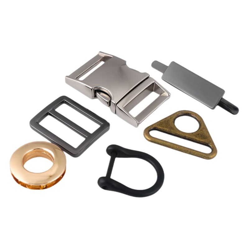 Fábrica al por mayor con anillo Heshang pezón clavo colgante hebilla DIY bolsa de transformación accesorios de equipaje tire de la hebilla del anillo