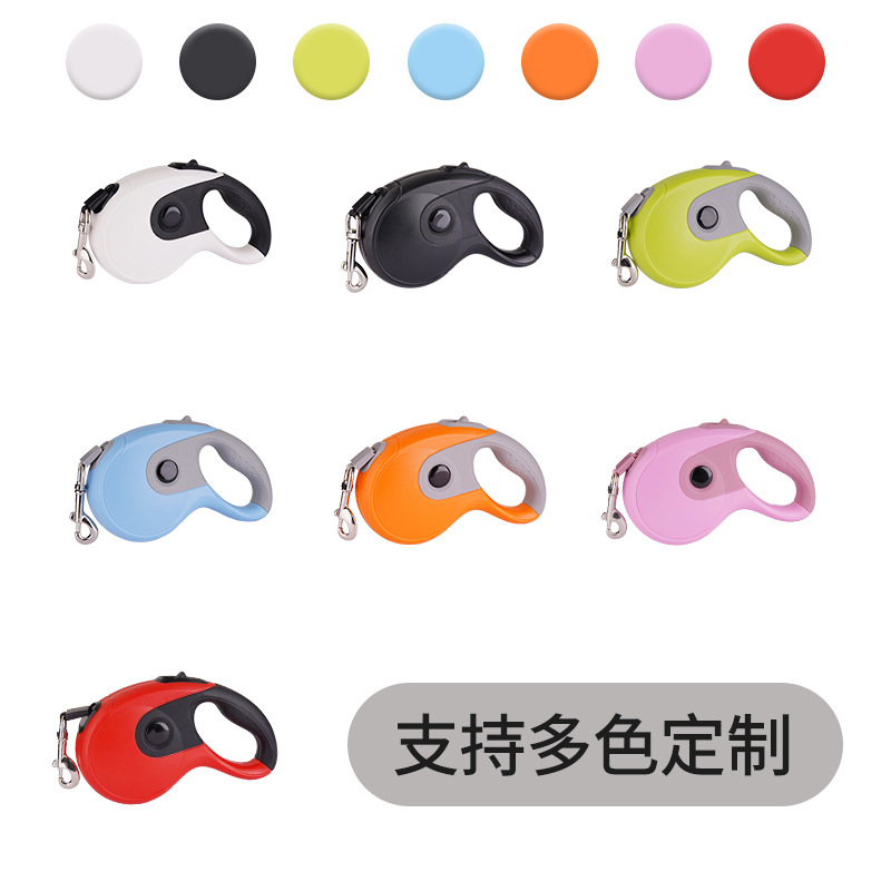 Amazon transfronteriza perro mascota cuerda de tracción retráctil automática perro caminando a prueba de explosión perforación cuerda de nylon gran actualización