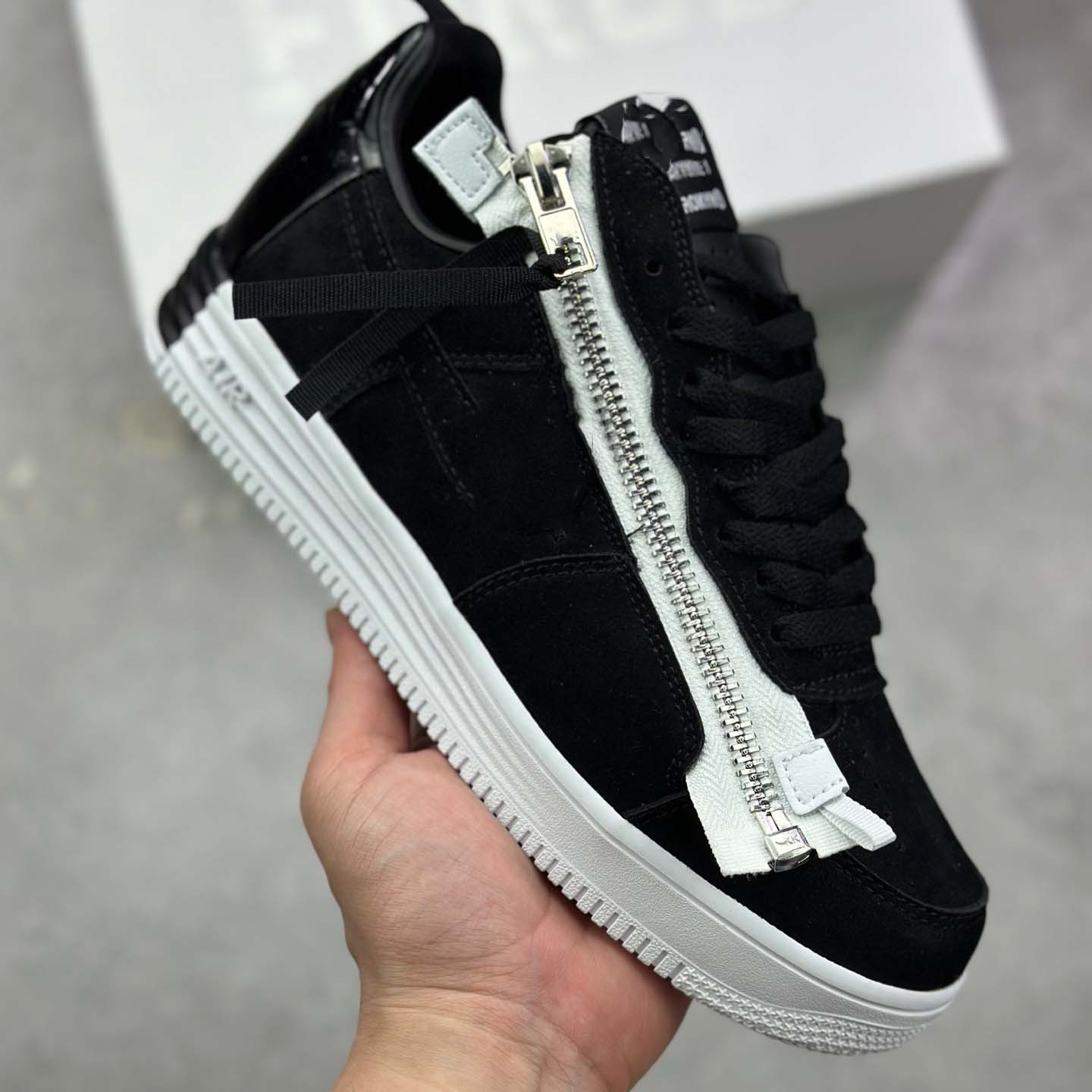 Cross-border AF1 año del caballo de la fuerza aérea zapatos de skate TS muzzle velcro moda zapatos casuales de altura de suela gruesa zapatos de pareja de moda