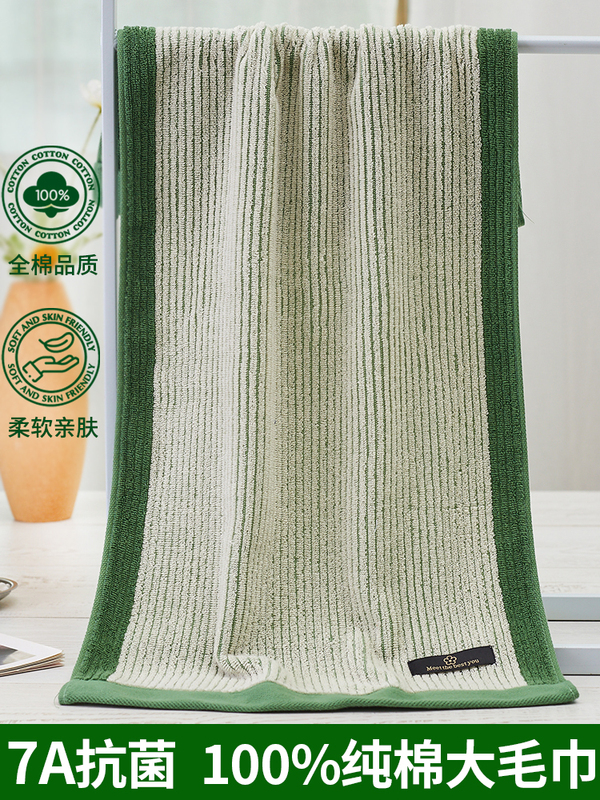 Pure Cotton Towel for Adult Face Washing, Household Bath Towel, Thickeneded Cotton Hand Towel, Soft, Absorbent and Lint-Free
