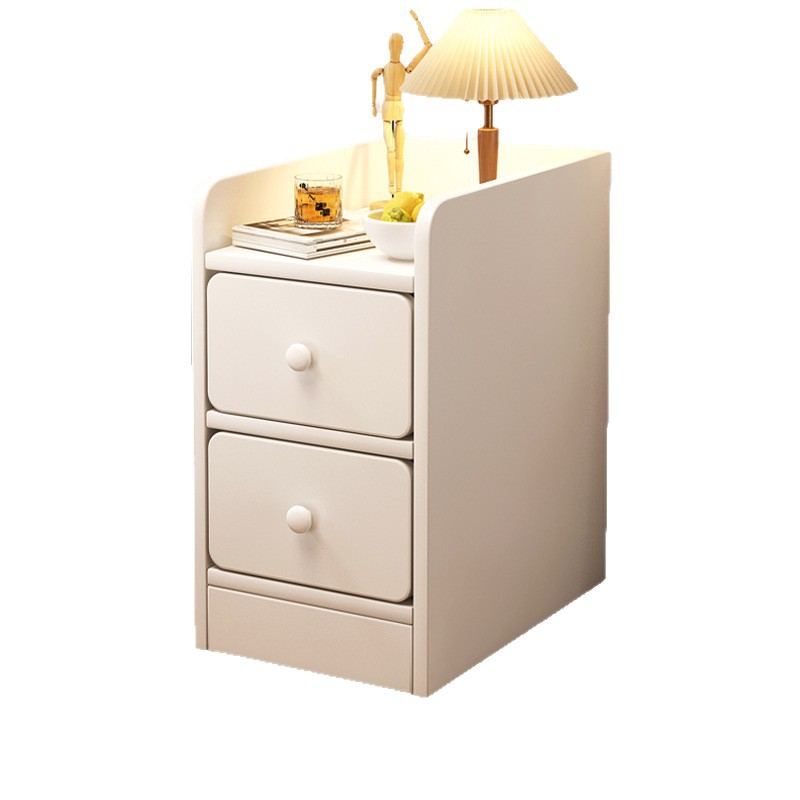 Tablero de cabezal de cama simple moderno ultra estrecho gabinete de hendidura pequeño simple estante armario lateral armario de almacenamiento para habitaciones de alquiler image 6