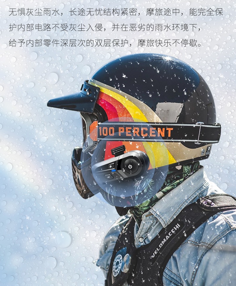 Motorcycle helmet Bluetooth headset, full-face helmet, open-face helmet, custom design helmet, headset, source manufacturer, cross-border foreign trade