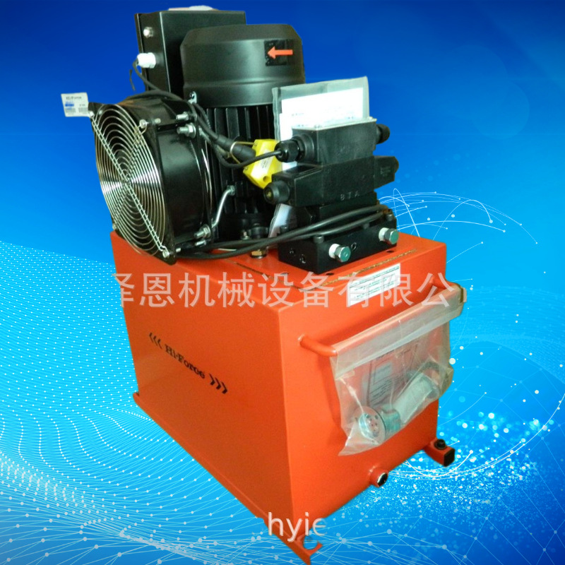 YIENKO电磁阀控制70MPa重型高流量双作用复动电动液压泵