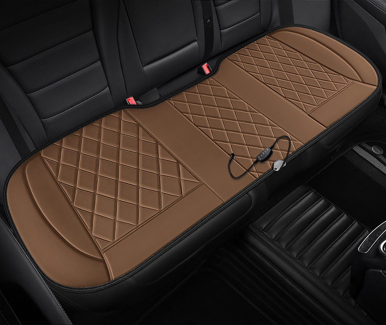 Wholesale car heated seat cushions, winter car electric heating pads, 12V/24V seat cushions, winter double-seat warming pads