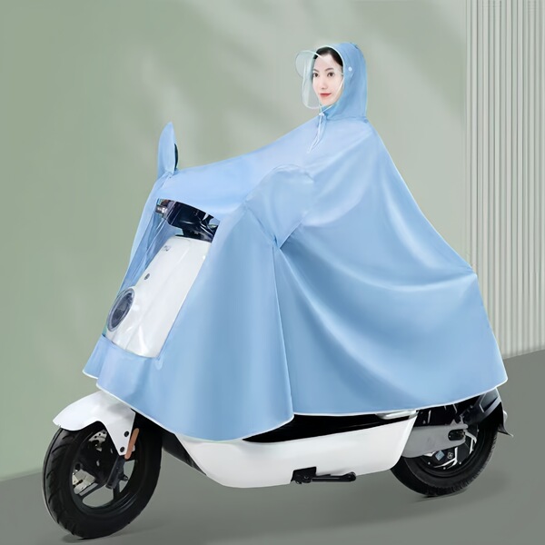 Electric Vehicle Raincoat Poncho New Rainproof Raincoat Home Unisex Windproof and Rainproof Full Body All-In-One Wholesale