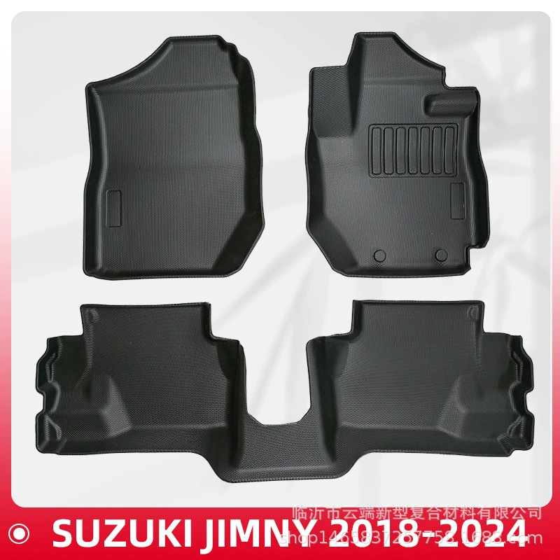 Подходит для Suzuki Jimny JB64/JB74 AT18-24 с правым рулем, 3D коврики для пола из всепогодного материала TPE.