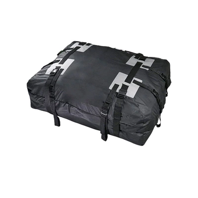 Cross-border bestseller: Thickened 600D Oxford cloth car roof luggage bag, waterproof and sun-resistant car roof bag