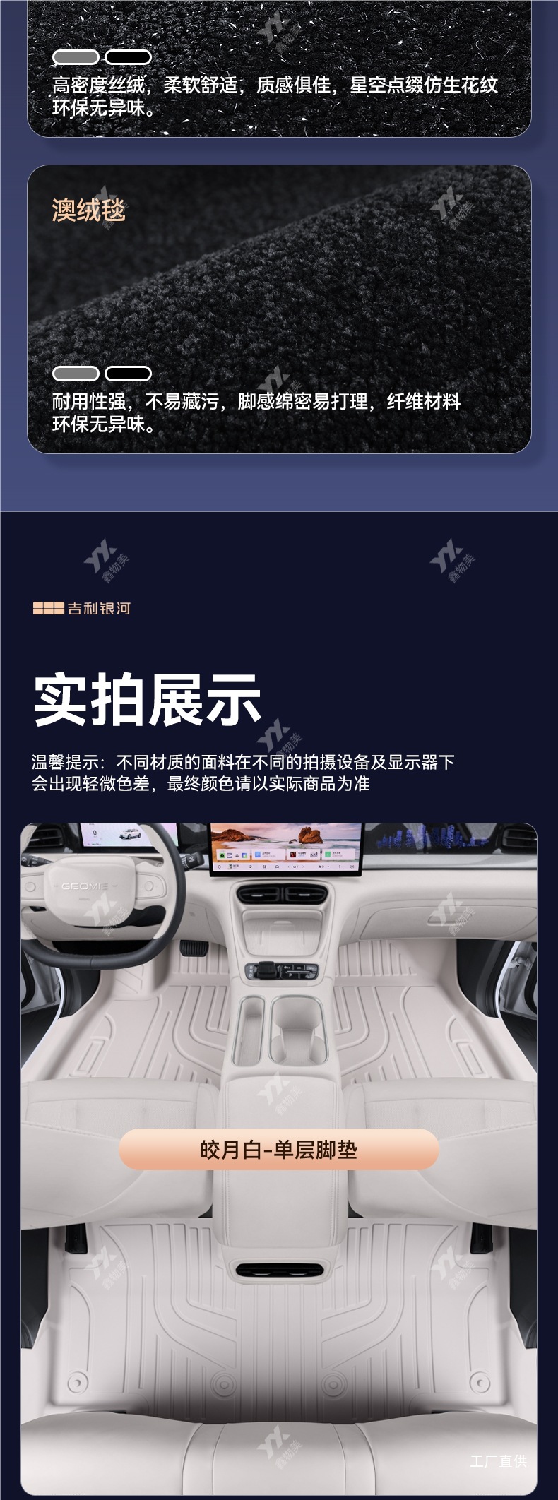 Suitable for Geely Star Wish Dream Edition/Free Edition/Explore+ Edition Tpe Full Surround Threshold Car Floor Mats 26