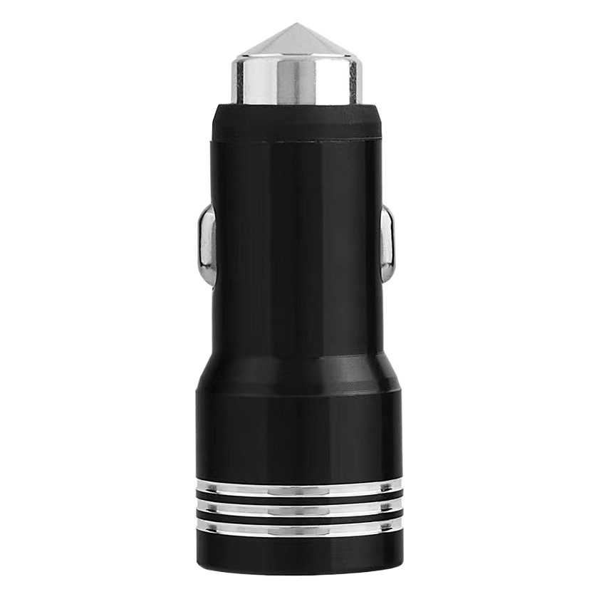 Safety hammer car A C charger car charger 1A-2.4A