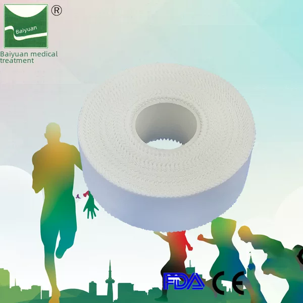 White Patch Sports Tape, Colorfulful Patch, High Viscosity Wrist and Ankle Fixing Tape, Single Roll Pp Bag