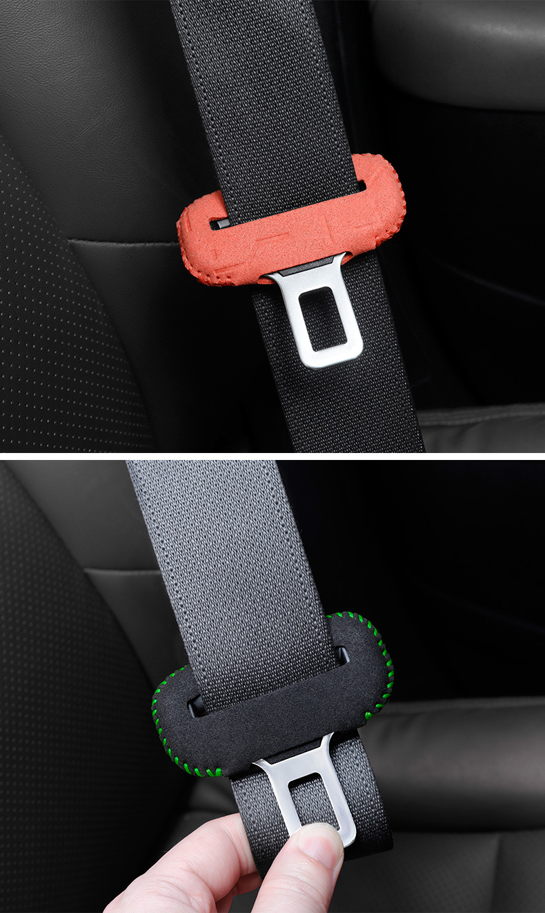 Car Seat Belt Protective Cover, Car Seat Belt Extender, Suede Shoulder Protector, Car Interior Decoration Accessories