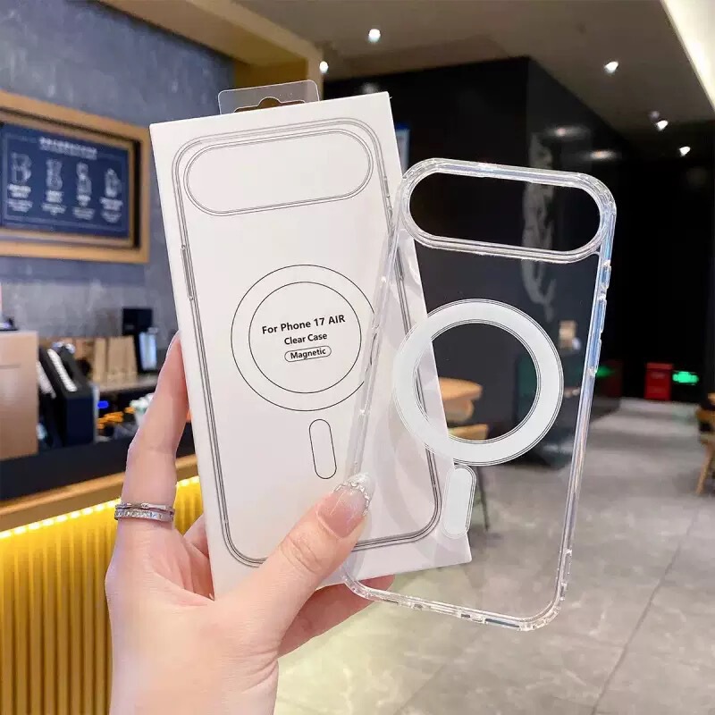 Official Magsafe Magnetic Wireless Charging Suitable for iPhone15 Mobile Phone Case Transparent Apple 14Pro Protective Cover Official Magsafe Magnetic Wireless Charging Suitable for iPhone15 Mobile Phone Case Transparent Apple 14Pro Protective Cover