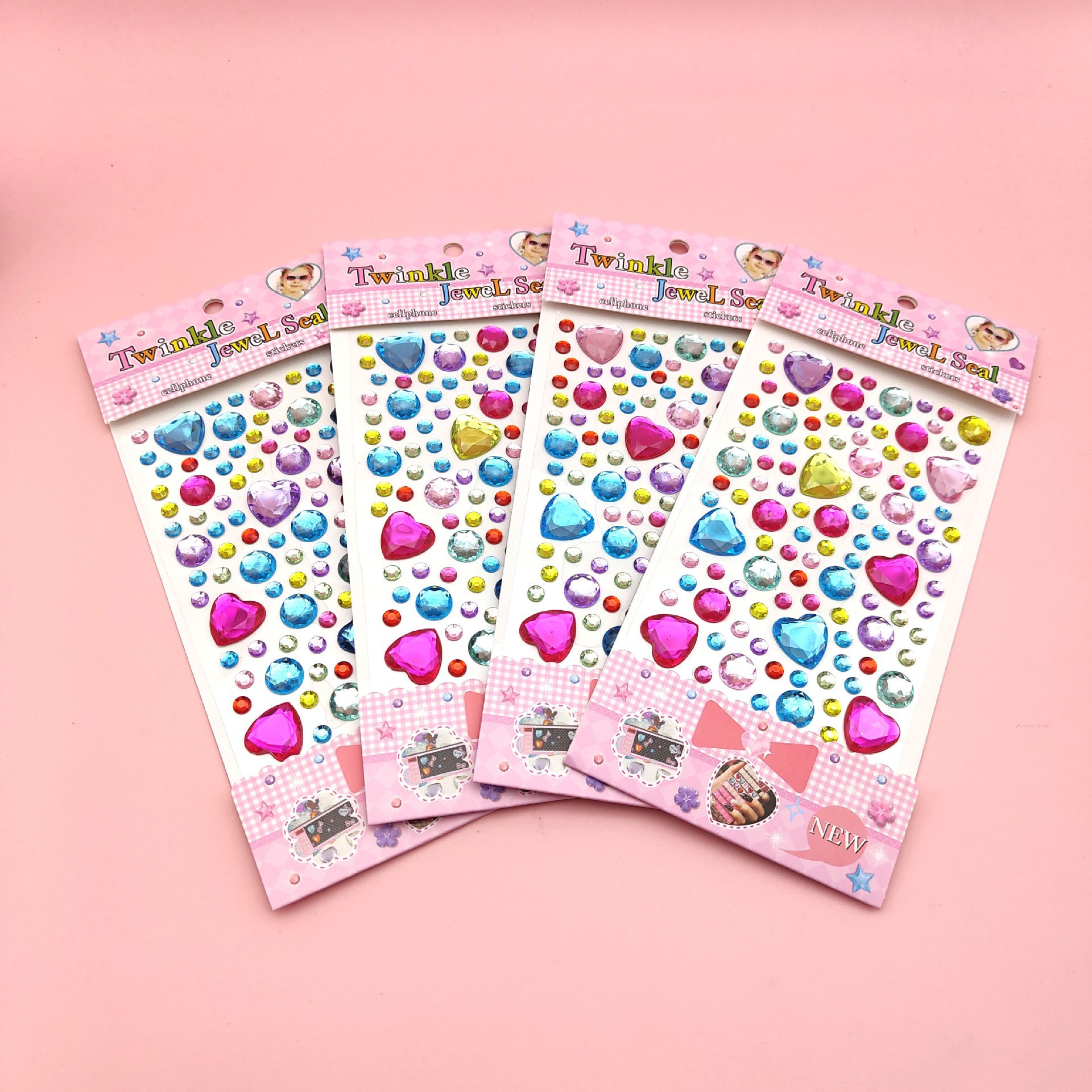 중형 카드 컬러풀 러브 별이 빛나는 하늘 10*22.5CM