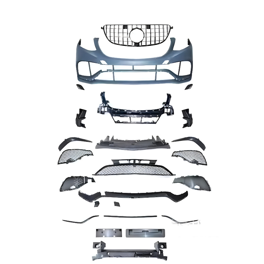 Mercedes-Benz GLE W166, 奔驰GLE W166 Big Surrounded - gle63-amg-front-bumper-assembly-grille