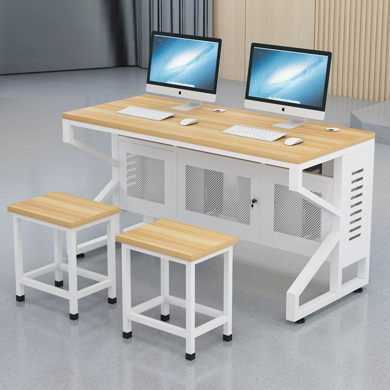 F형 나비다리 컴퓨터실 컴퓨터 책상 더블 120*60*75