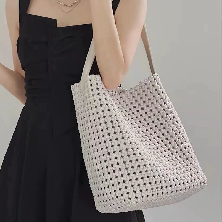Nylon capacious universal underarm bag, handmade, high-quality style