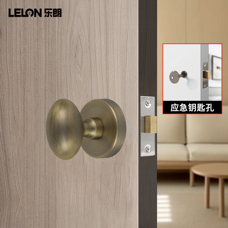 Personalizada puerta oculta simple cerradura unilateral puerta interior sala de estar universal cerradura de huevo de ganso con llave cerradura invisible