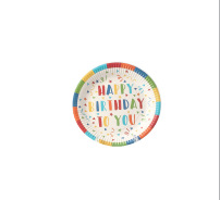 纸盘手工一次性生日蛋糕纸盘节日派对纸盘可降解圆形纸碟子餐具