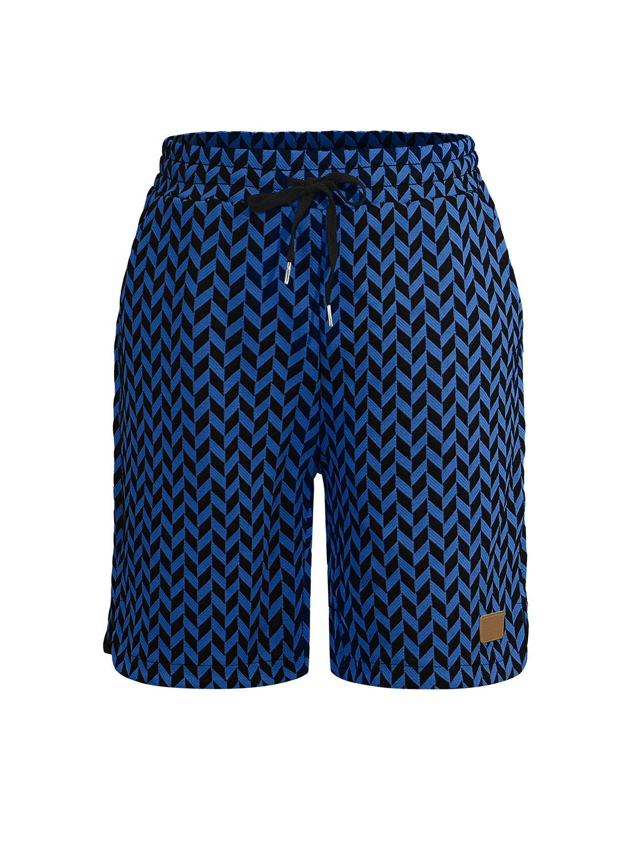 Estación independiente transfronteriza hombre Jacquard estampado de cintura media TK deportivo casual suelto respirable elástico cinco pantalones cortos