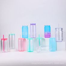 16oz20oz���Q�ֱ��p�Ӳ�ɫ���ϱ�����܇�d���w����ˮ���F؛
