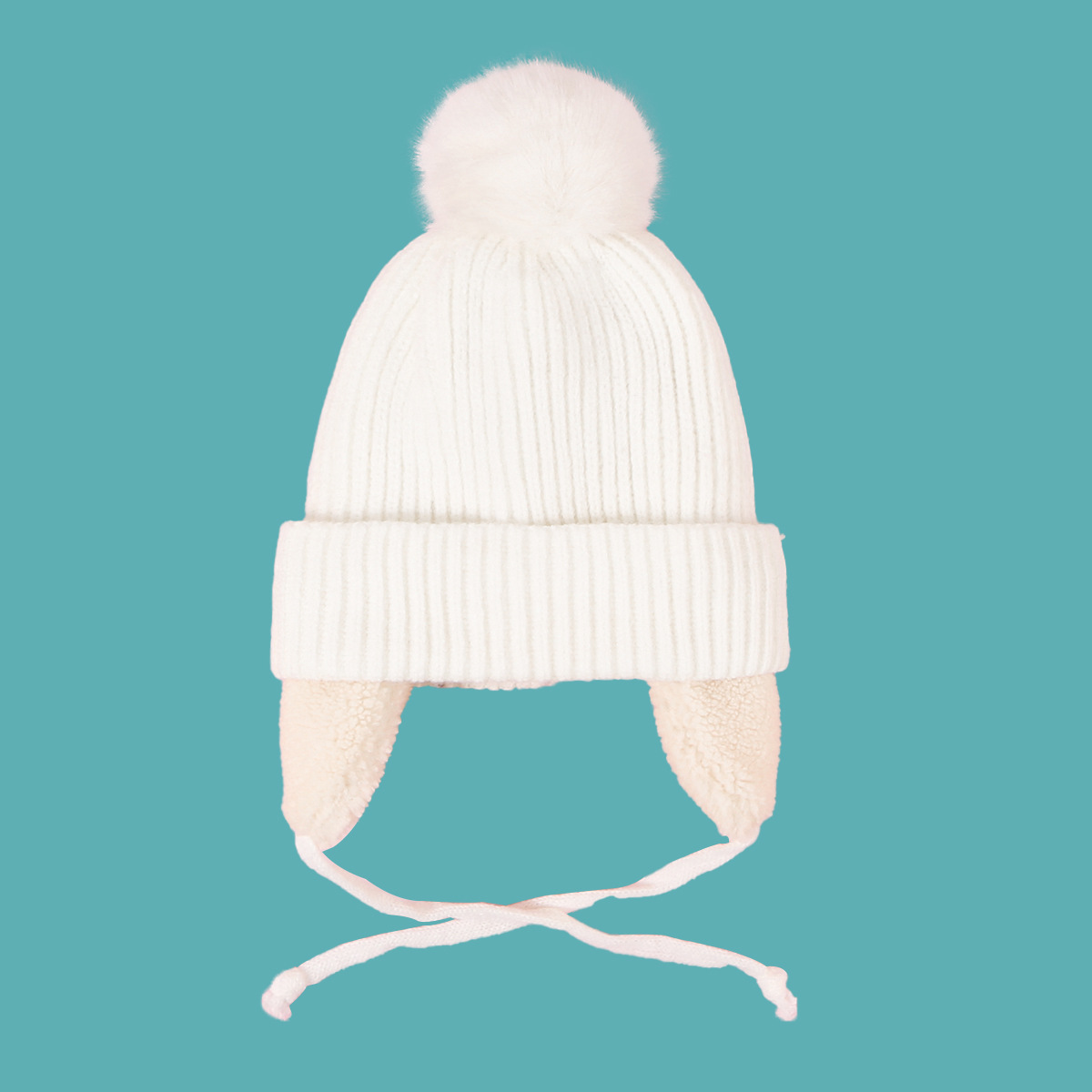 Korean Fashion Warm Woolen Solid Color Knitted Hat display picture 8