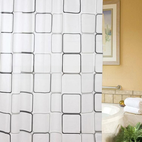 Waterproof and Mold-Resistant Thick Shower Curtain PEVA, 50g per Square Meter, Included Hooks, Factory Wholesale Shower Curtain