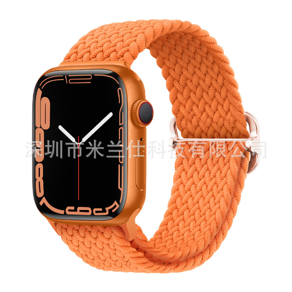 Nylon tejido para Apple iwatch456789 Apple ultra2 hebilla deslizante elástica S9 correa de reloj fabricante
