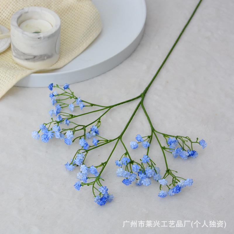 Gypsophila artificial de goma suave para ramos