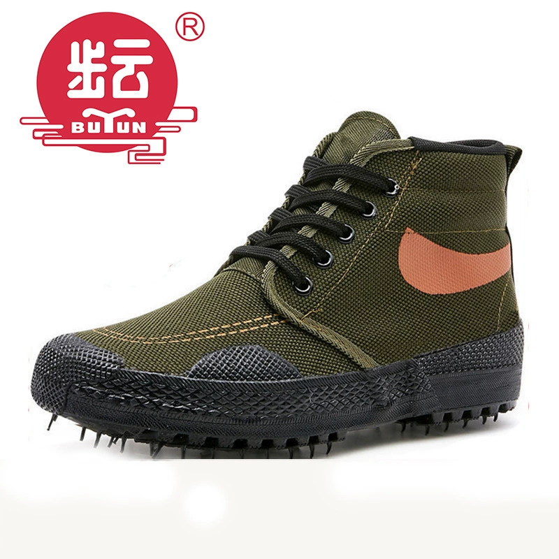 Shanghai Buyun Factory, обувь Jiefang, мужская повседневная обувь с высоким берцем, 99, тренировочная рабочая обувь, Camouflage General Nepal