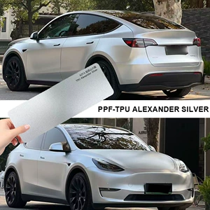 Axxpel Alexander Silver TPU avtomobil rəng dəyişən film, PPF, termal təmir