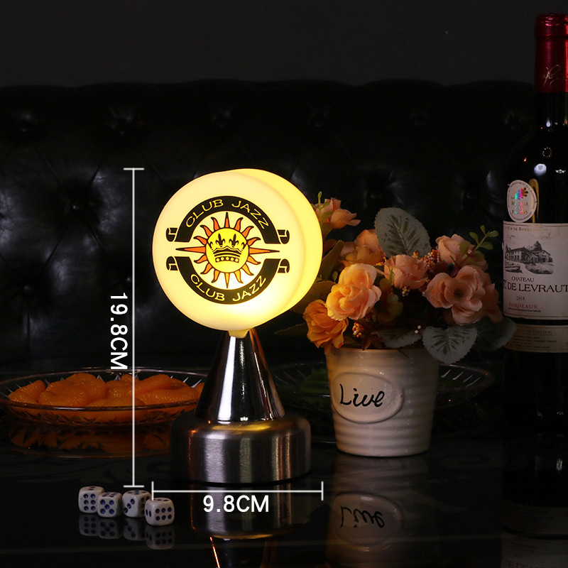Barra de luz LED KTV comedor bar claro bar lámpara de mesa faro discoteca lámpara de mesa colorida imprimible LOGO