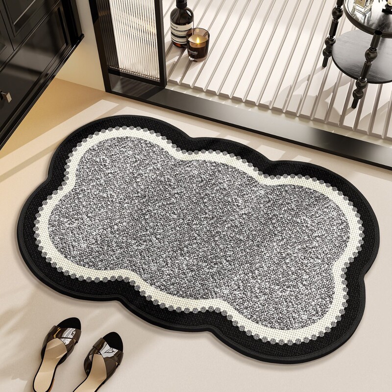Light Luxury High-End Linen Diatomaceous Earth Mat, Quick-Drying Non-Slip Bathroom Mat, Household Bathroom Entrance Water-Absorbing Foot Mat Light Luxury High-End Linen Diatomaceous Earth Mat, Quick-Drying Non-Slip Bathroom Mat, Household Bathroom Entrance Water-Absorbing Foot Mat