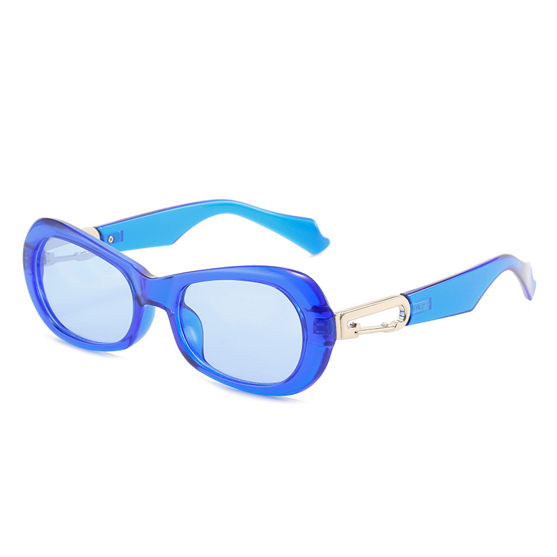 Nuevo té negro UV400 gafas de sol hebilla comercio exterior transfronterizo coreano gafas de sol suministro directo de fábrica