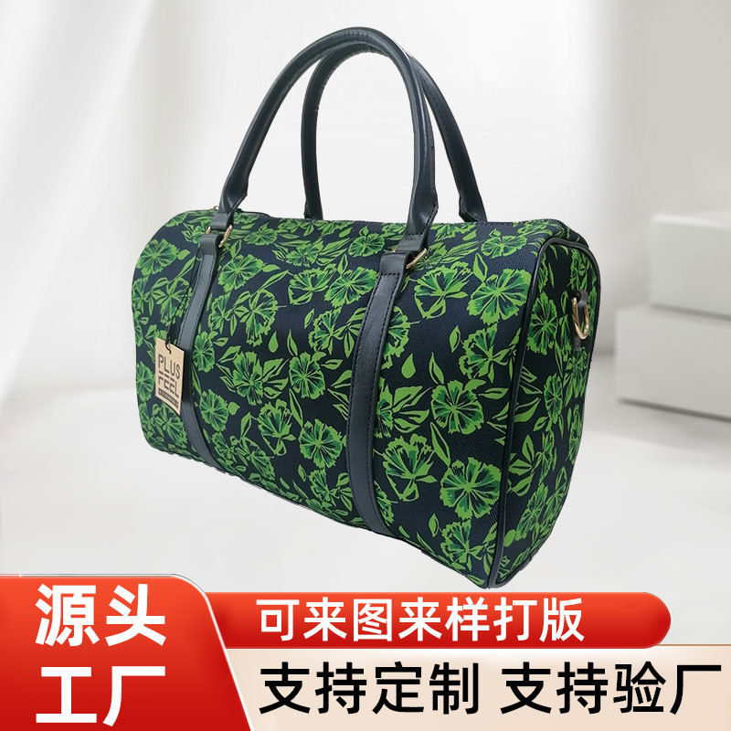 跨境复古雕花手提包外贸出口轻奢女包大容量单肩斜挎包旅行背包