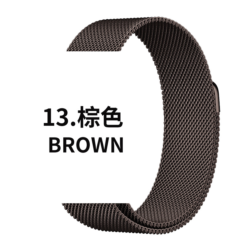 Adecuado para Apple reloj de Milan agradable iwatch1-9 generación SE correa de hebilla magnética de acero inoxidable