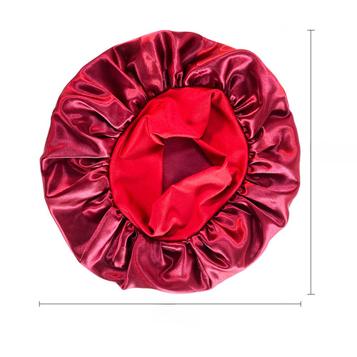 Wide Edge Satin Sleep Hat Hair Bonnet Cross-border Amazon BONNET CAP