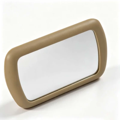 Car sun visor makeup mirror, Sun visor rearview mirror - beigesun-visor-makeup-mirror