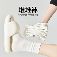 厚手の靴下 女性用 冬用 裏起毛 厚手 ミドル丈 カシミヤ靴下 冬用 保温 産後 睡眠用 綿 秋冬 ロングソックス 冬