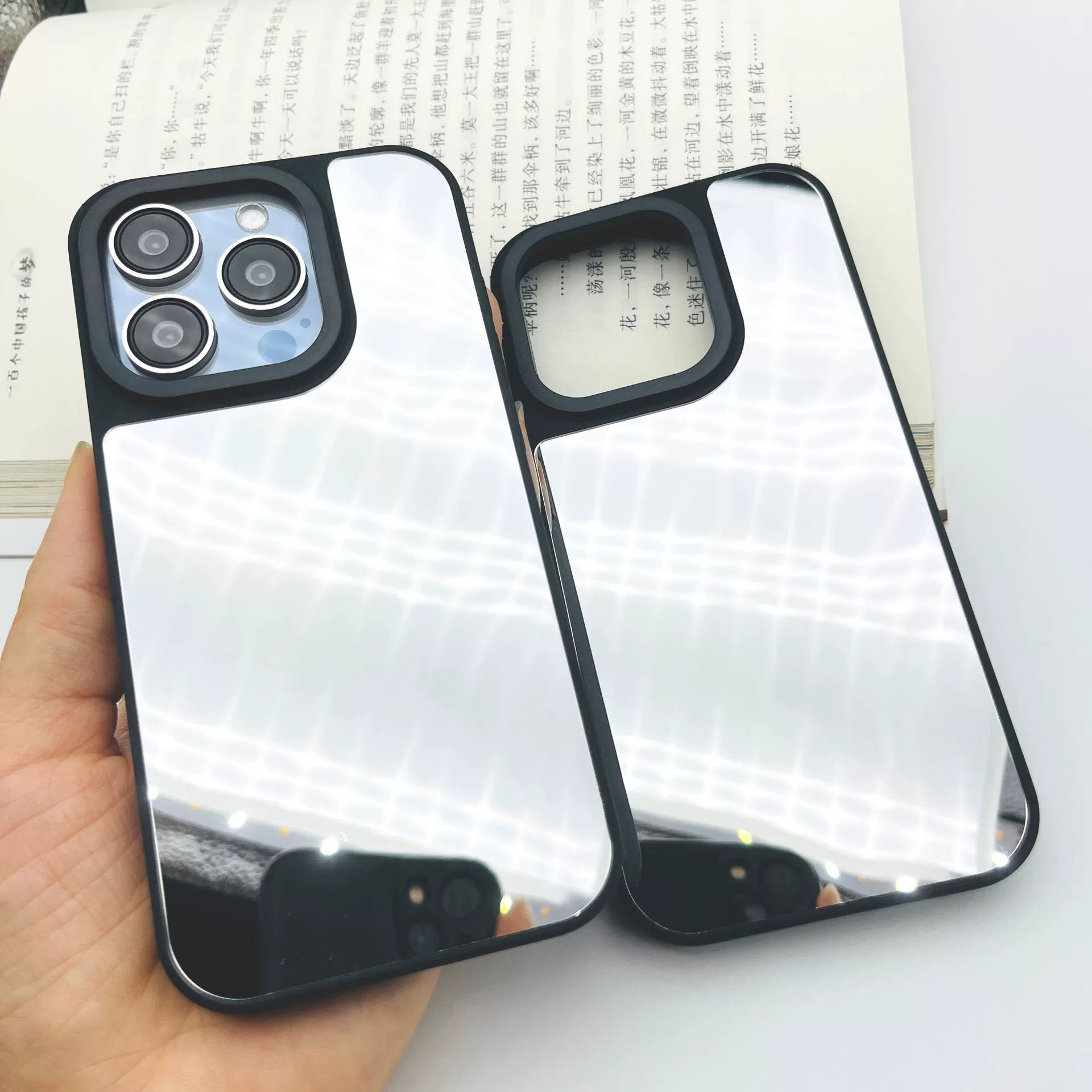 Яблоко, iPhone16, совместимый чехол для телефона, защитный чехол, окрашенная линза с буквами, DIY, эффект зеркала, 15прям
