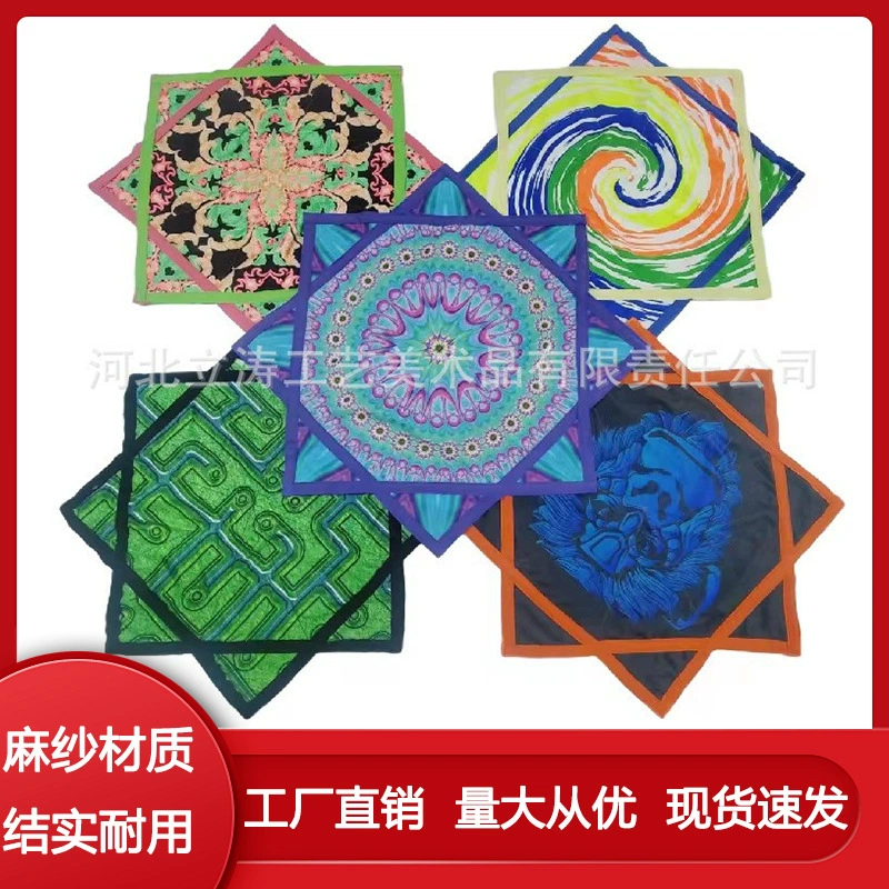 Производитель, индивидуальный дизайн танцевального платка, трансграничный танцевальный платок, внешняя торговля, печать, двусторонний праздничный карнавальный летающий платок