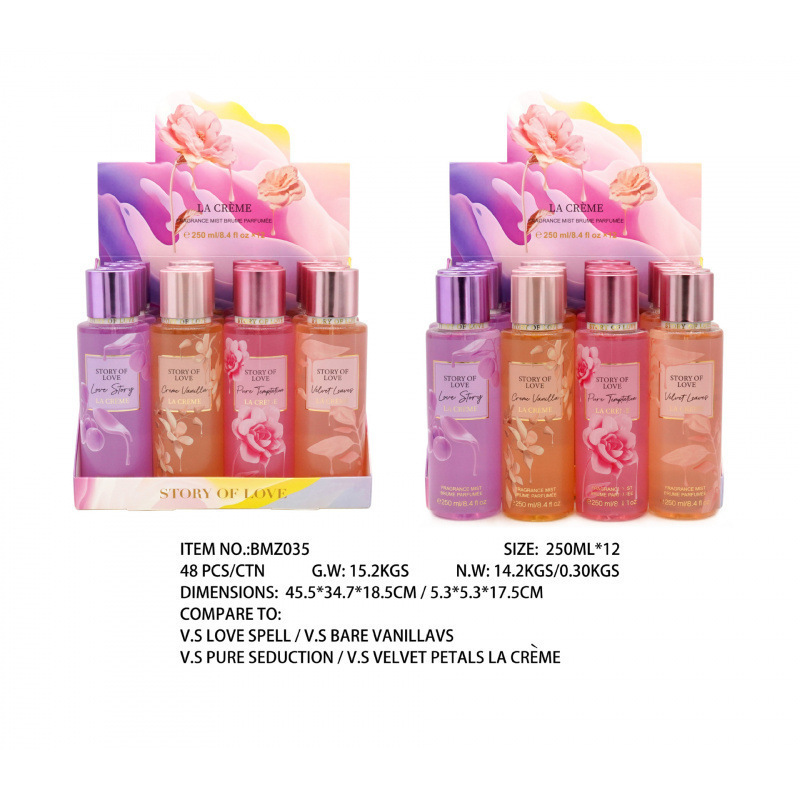 香水持久留香250ml 女士香水身体喷雾香氛持久perfumes东南亚外贸|undefined