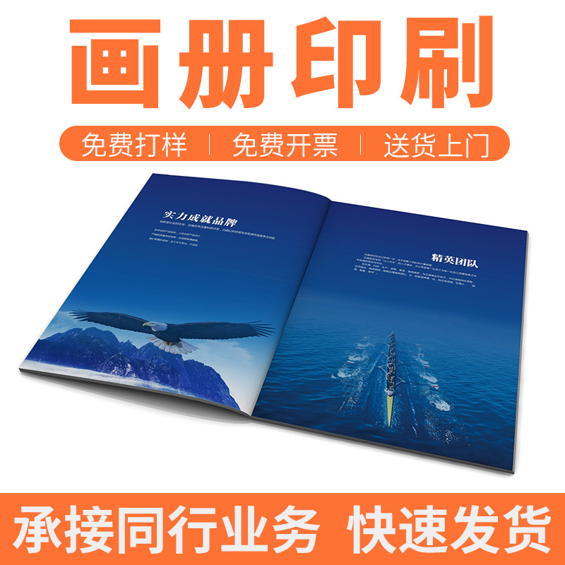 企业宣传册印刷公司画册宣传说明书折页制作广告册图册设计定制