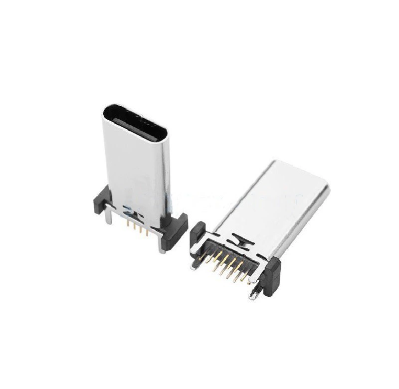 USB-разъем Type-C гнездо Type-CF 16P вертикальное, водозащищенное, H = 10.3