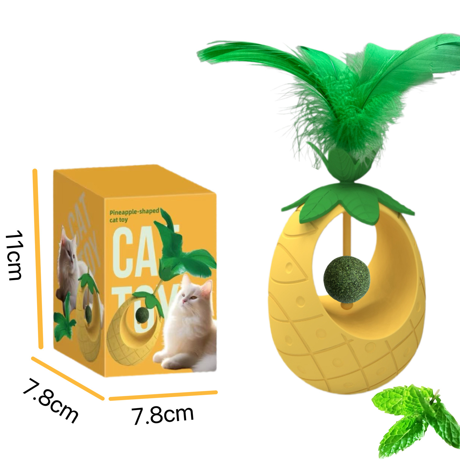 애완 동물 용품 제조업체의 새로운 인기 상품 아마존 민트 볼 텀블러 새로운 인기 상품 고양이 장난감 고양이 스틱