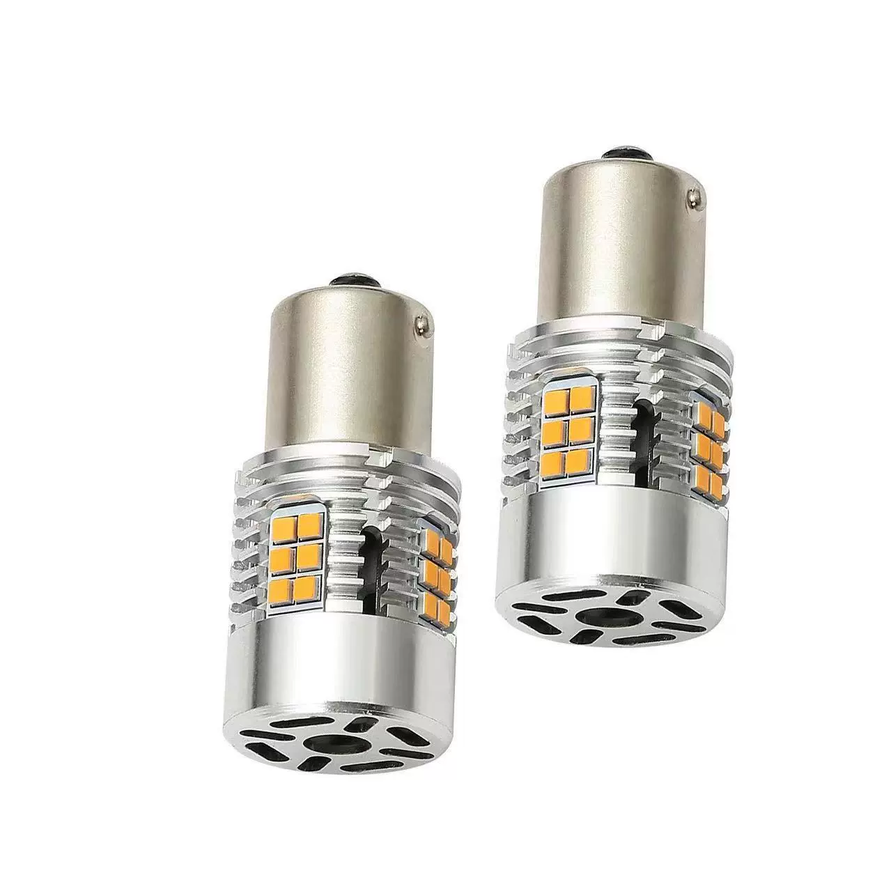 Трансграничный Новый Автомобильный светодиодный указатель поворота 1156 T20 анти-стробоскопический декодирование с вентилятором 25 Вт сигнальная лампа 24SMD