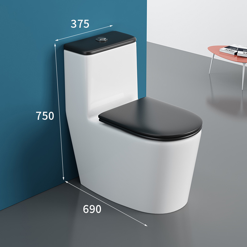 negro brillante mate asiento de inodoro fábrica mayorista guangdong nuevo conjunto supergirl sifón ahorro de agua exportación