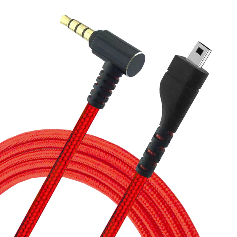 Applicable to sairui cold ice earphone cable SteelSeries Arctis357PRO nylon braided game audio cable Applicable to sairui cold ice earphone cable SteelSeries Arctis357PRO nylon braided game audio cable