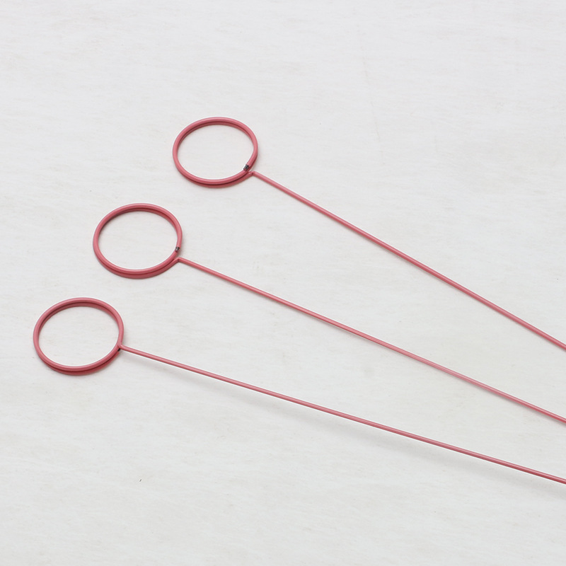 Titular de la tarjeta de metal brillante ramo de flores flor floral material de embalaje material de metal titular de la tarjeta en stock