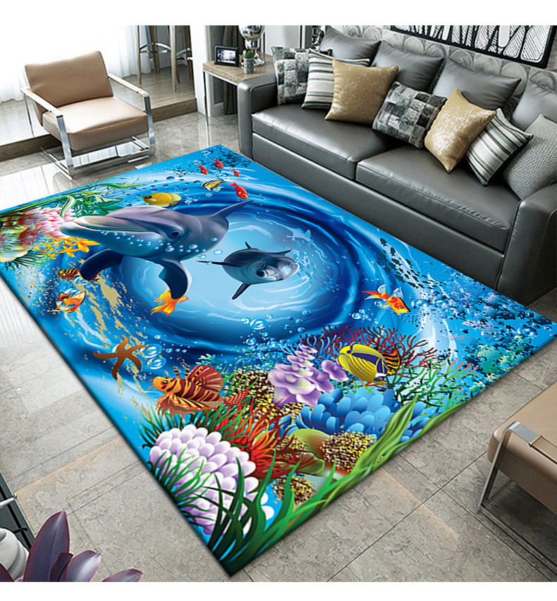 海洋地毯,视觉地毯,客厅地毯,卧室地毯,满铺地毯