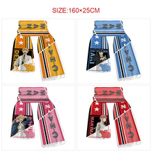 电锯人动漫周边围巾二次元超柔毛绒围脖秋冬季男女保暖围巾